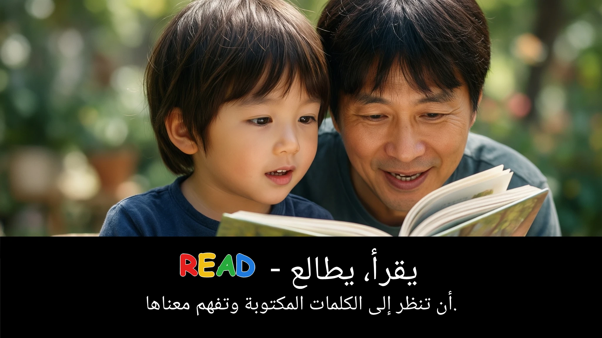 Arabic Illustration for read